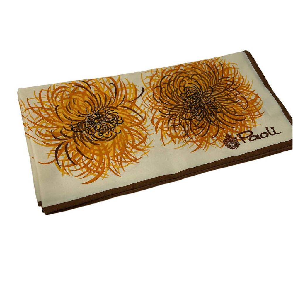 Vintage Paoli Scarf Kerchief Necktie Scarve